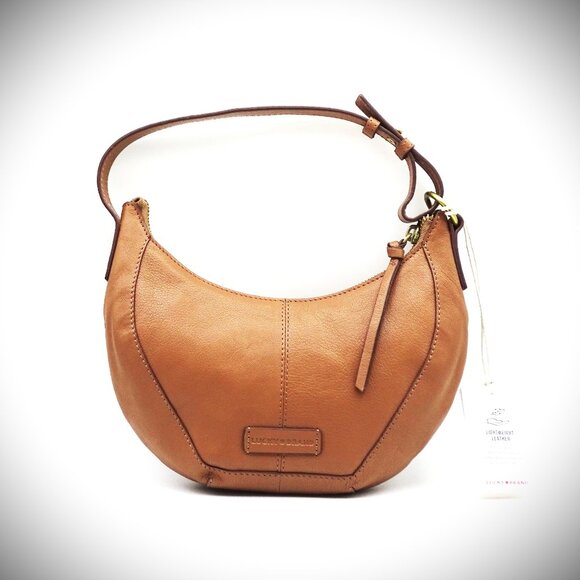 Lucky Brand Handbags - LUCKY BRAND Genuine Honey Tan Color Leather Shouler Bag